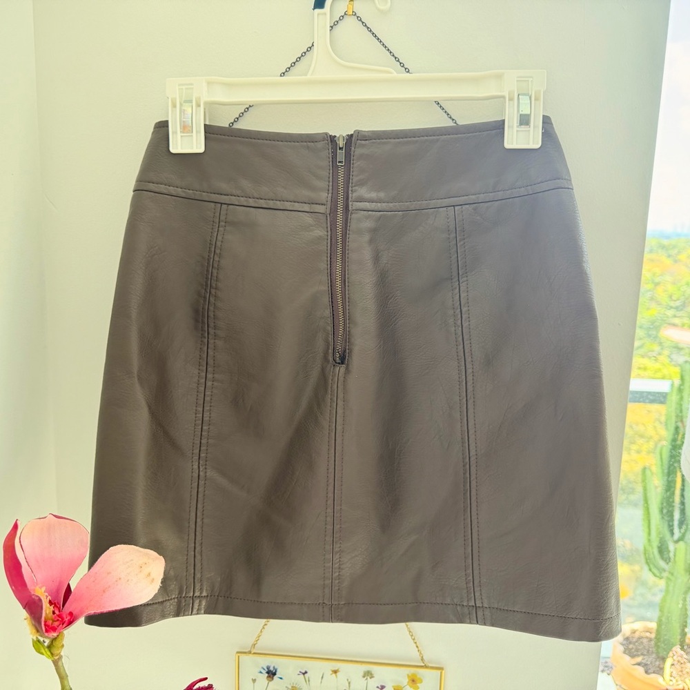 Free people Vegan Faux Leather Mini Skirt - Picture 4 of 7
